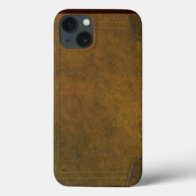 old leather book cover (Back)