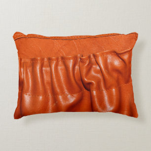 Old leather vintage car seat detail. blue, bygone, decorative cushion