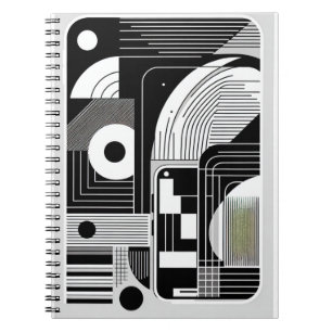 Old Linework Pattern Notebook
