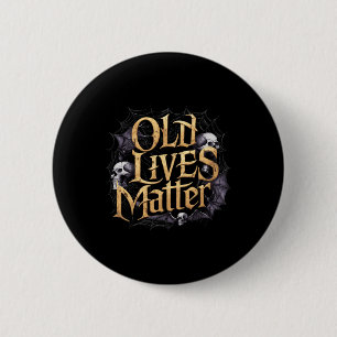 Old Lives Retro Horror Clic Rock Style Art Design 6 Cm Round Badge