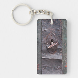 Old lock with key ring