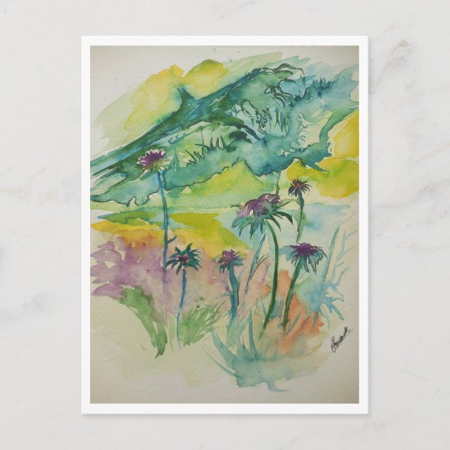 Old Log Postcard (Front)