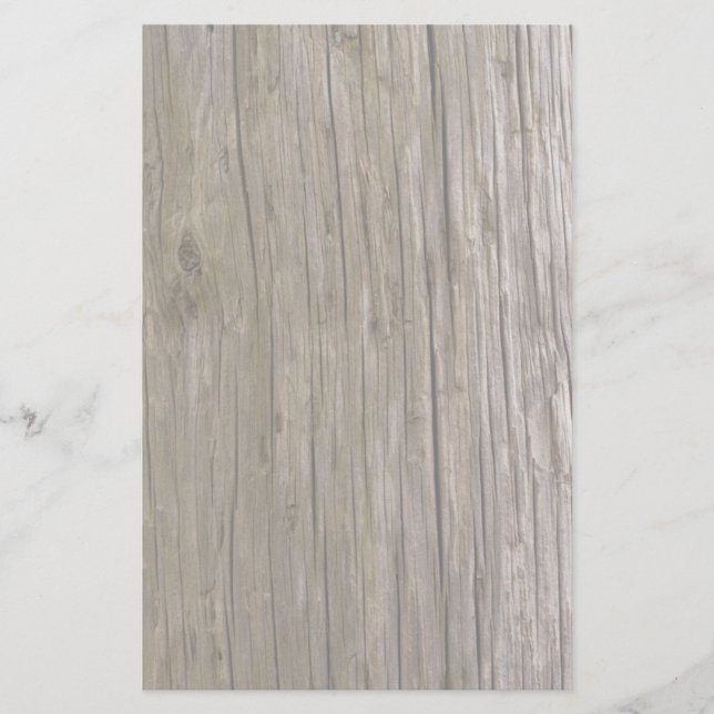 Old log texture stationery (Front)