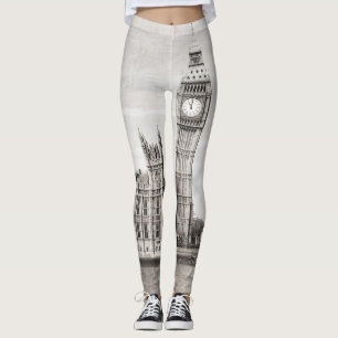 Old London, black and white. Leggings
