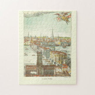 Old London Bridge, England Jigsaw Puzzle