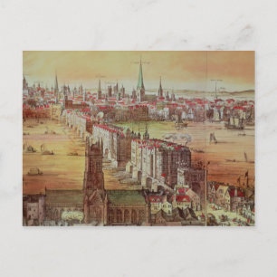 Old London Bridge Postcard