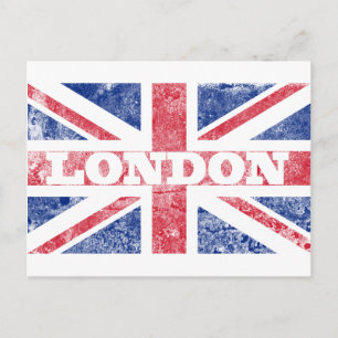Old London flag Postcard