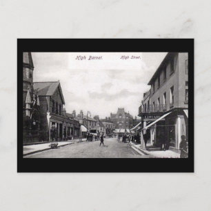 Old London Postcard - High St, High Barnet