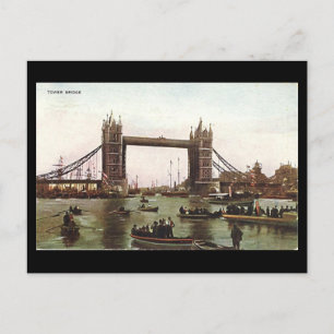 Old London Postcard - Tower Bridge