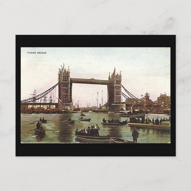 Old London Postcard - Tower Bridge (Front)