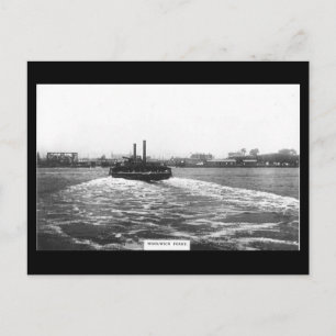 Old London Postcard - Woolwich Ferry