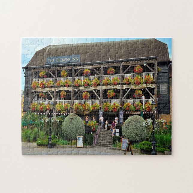 Old London Pubs. Jigsaw Puzzle (Horizontal)