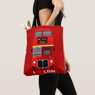 Old London Routemaster Double Decker bus Tote Bag
