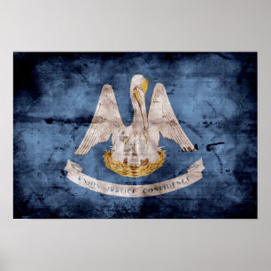 Old Louisianan Flag; Poster