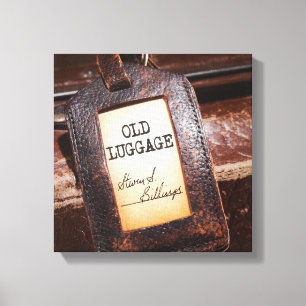 "Old Luggage" Canvas Wrap Poster