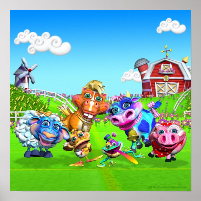 Old Mac Donald 18x18 Poster (Front)