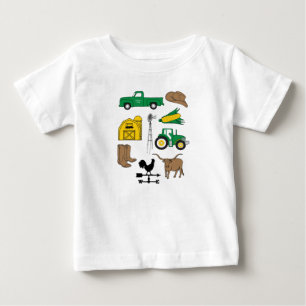 Old Macdonald Had a Farm My Farm Life for Kids Baby T-Shirt
