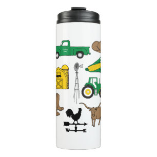Old Macdonald Had a Farm My Farm Life for Kids Thermal Tumbler