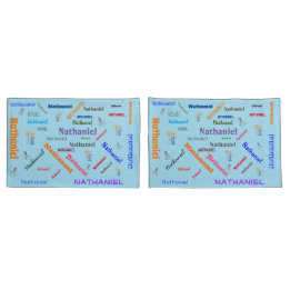 Old MacDonald's Farm Word Cloud Name Collage Pillowcase