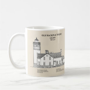 Old Mackinac Point Light - Michigan – SBD Coffee Mug