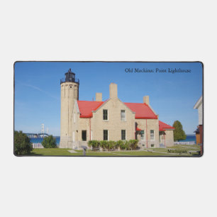 Old Mackinac Point Lighthouse desk mat
