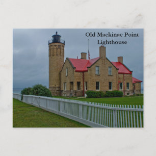 Old Mackinac Point Lighthouse Postcard