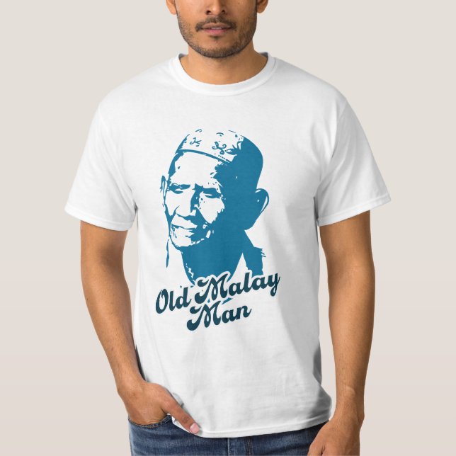 Old Malay Man T-Shirt (Front)