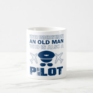 Old Man - A Pilot Coffee Mug