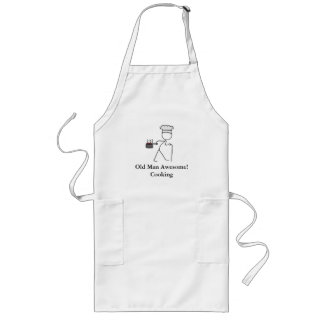 Old Man Awesome!Cooking Long Apron