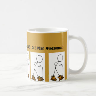 Old Man Awesome Hiker Dude Coffee Mug