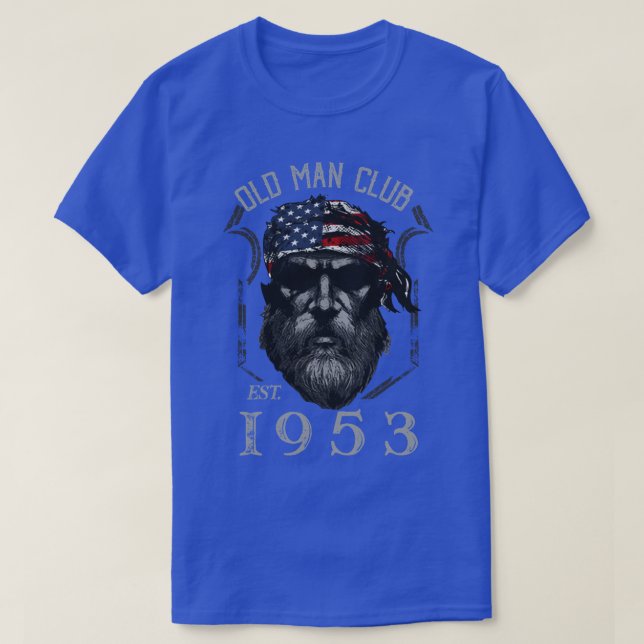 Old Man Club EST 1953 T-Shirt (Design Front)