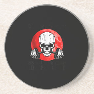 Old man Gym respect your elders Lifting club Skull Coaster