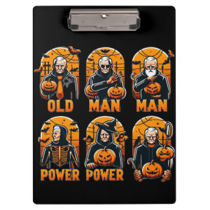Old man Halloween  Clipboard
