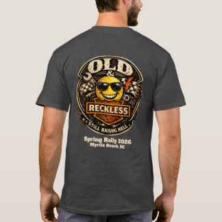 Old Man Harley Tee Myrtle Beach Bike Week
