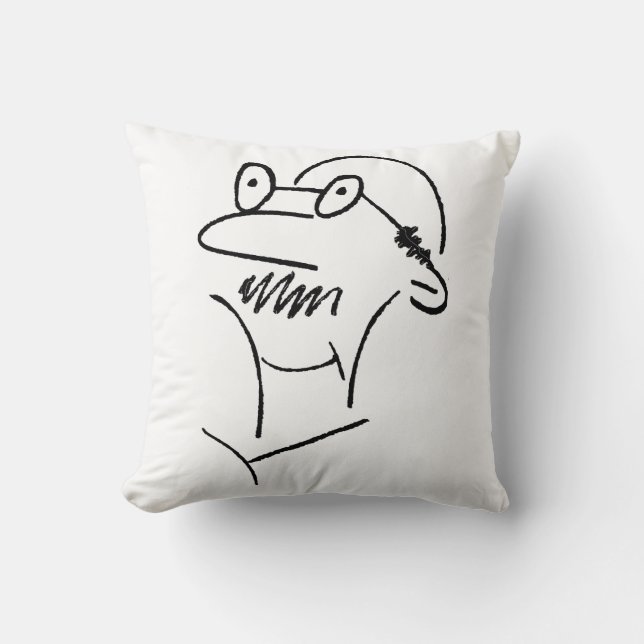Old Man Hilarious and Funny  Cushion (Front)