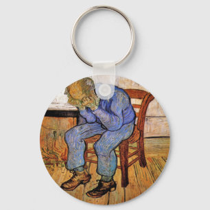 Old Man in Sorrow by Vincent van Gogh 1890 Key Ring