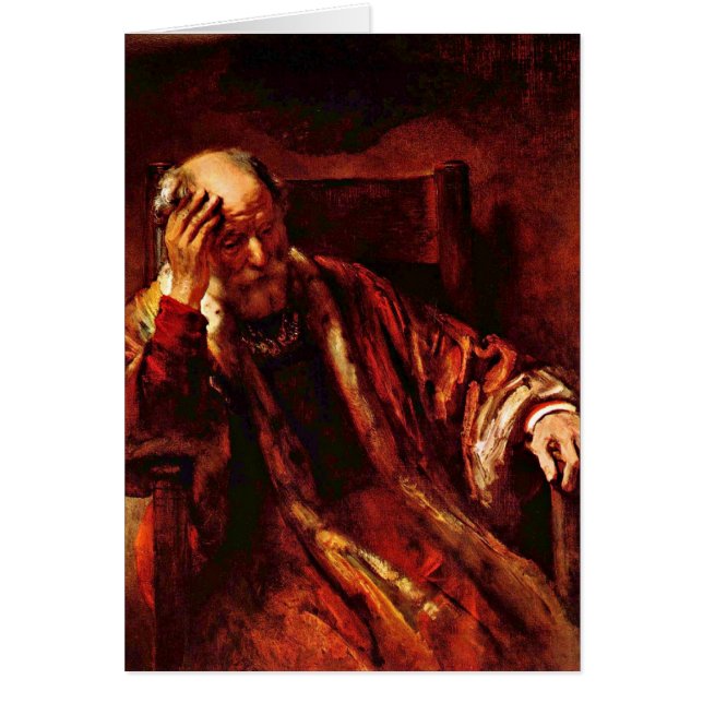 Old Man In The Armchair By Rembrandt Van Rijn (Front)