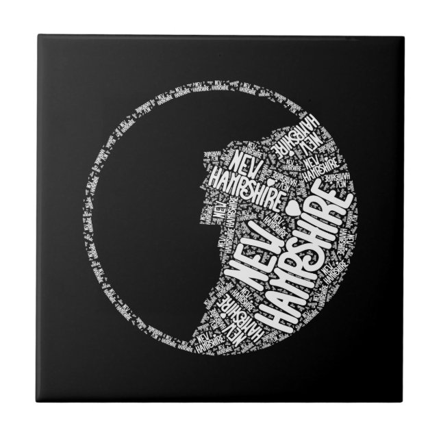 Old Man in the Mountain Ceramic Tile (Front)