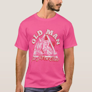 Old Man Jiu Jitsu Club Retro Jiu Jitsu Design For T-Shirt