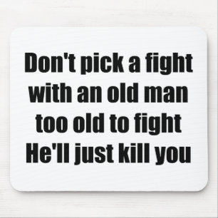Old Man Mouse Mat