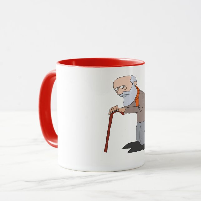old man mug2 mug (Front Left)