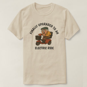 Old Man on Scooter T-Shirt