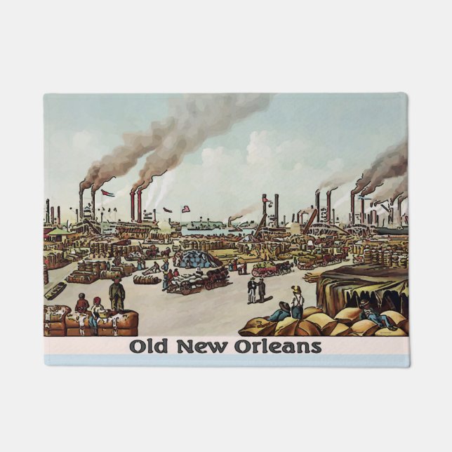 Old Man River, new Orleans water front, Doormat (Front)