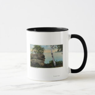 Old Man Rock Formation of Eagle Island View Mug