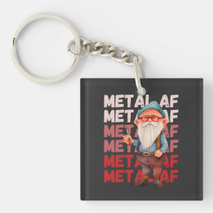 Old Man Still Metal AF Key Ring