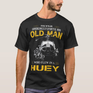 Old Man Who Flew Huey T-Shirt