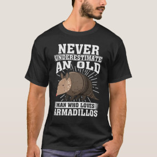 Old Man Who Loves Armadillos T-Shirt