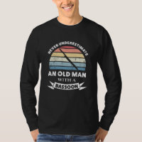 Old Man with a Bassoon Funny Gift Dad