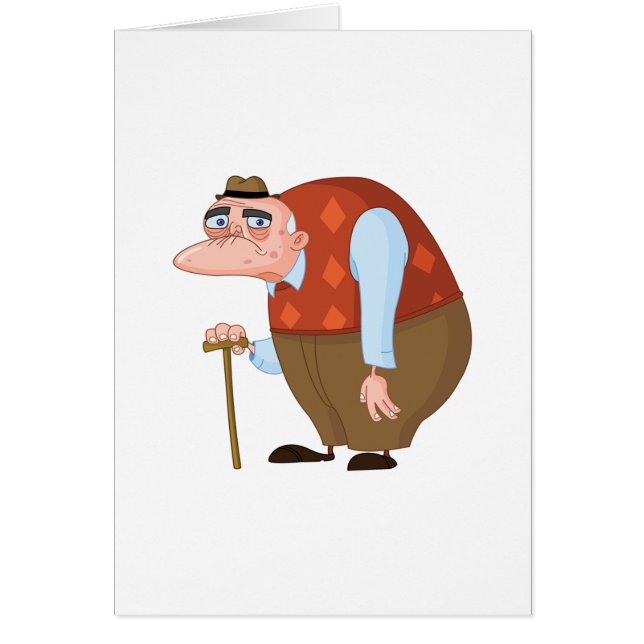 Old Man With A Cane (Front)