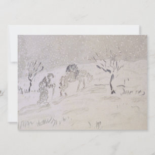 Old Man with Donkey in Snow ~ Gouche ~ FC Frieseke Announcement